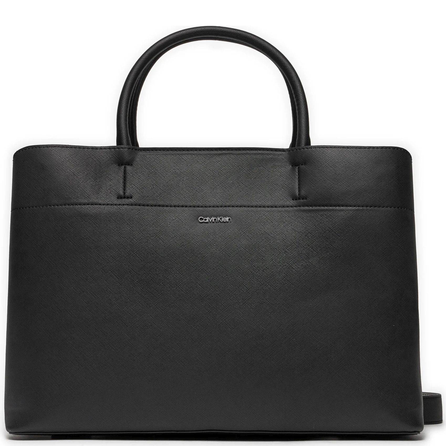 CALVIN KLEIN Pirkinių krepšys moterims, Juoda, Business large tote 1