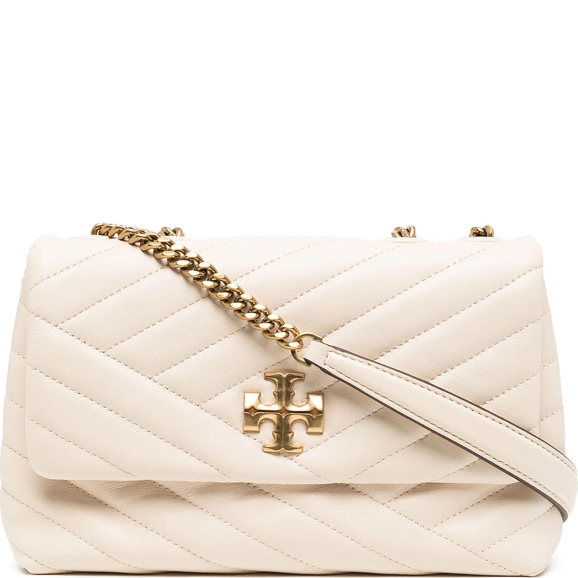 TORY BURCH Rankinė per petį moterims, Kūno, Kira chevron small should bag 1