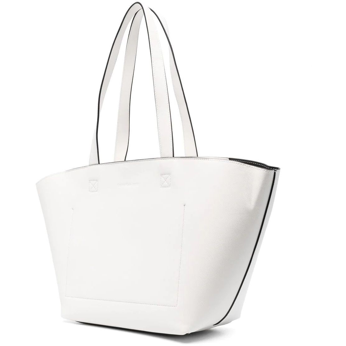 CALVIN KLEIN JEANS Pirkinių krepšys moterims, Smėlio, SCULPTED WING SHOPPER27 TWILL 2