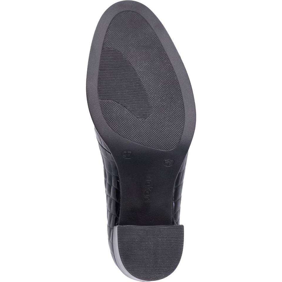 RIEKER Loaferiai moterims, Juoda, Ladies shoes 8