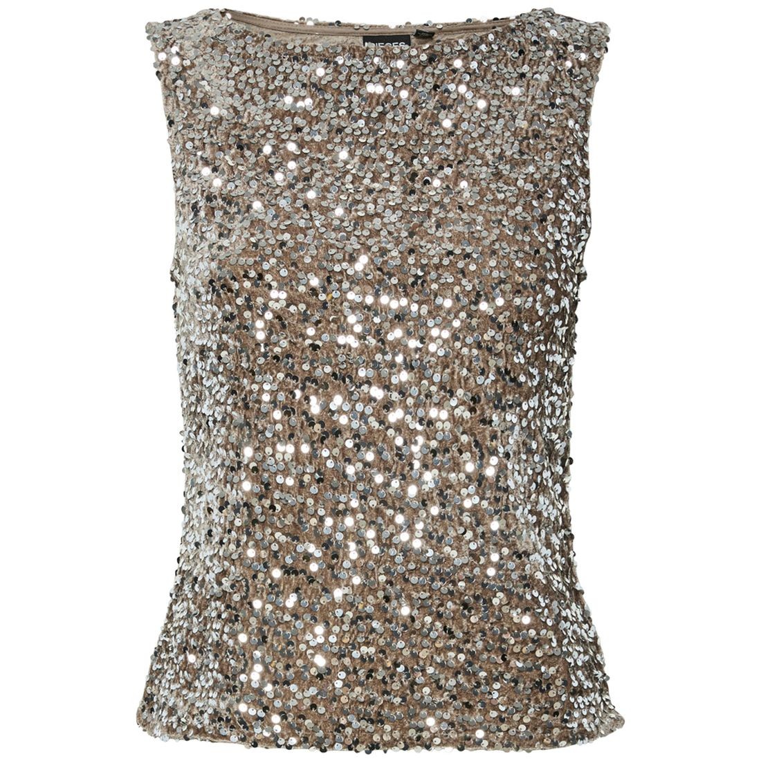 PIECES Palaidinės moterims, Gray, Kam tank top 1