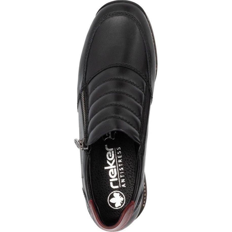 RIEKER Bateliai moterims, Juoda 5