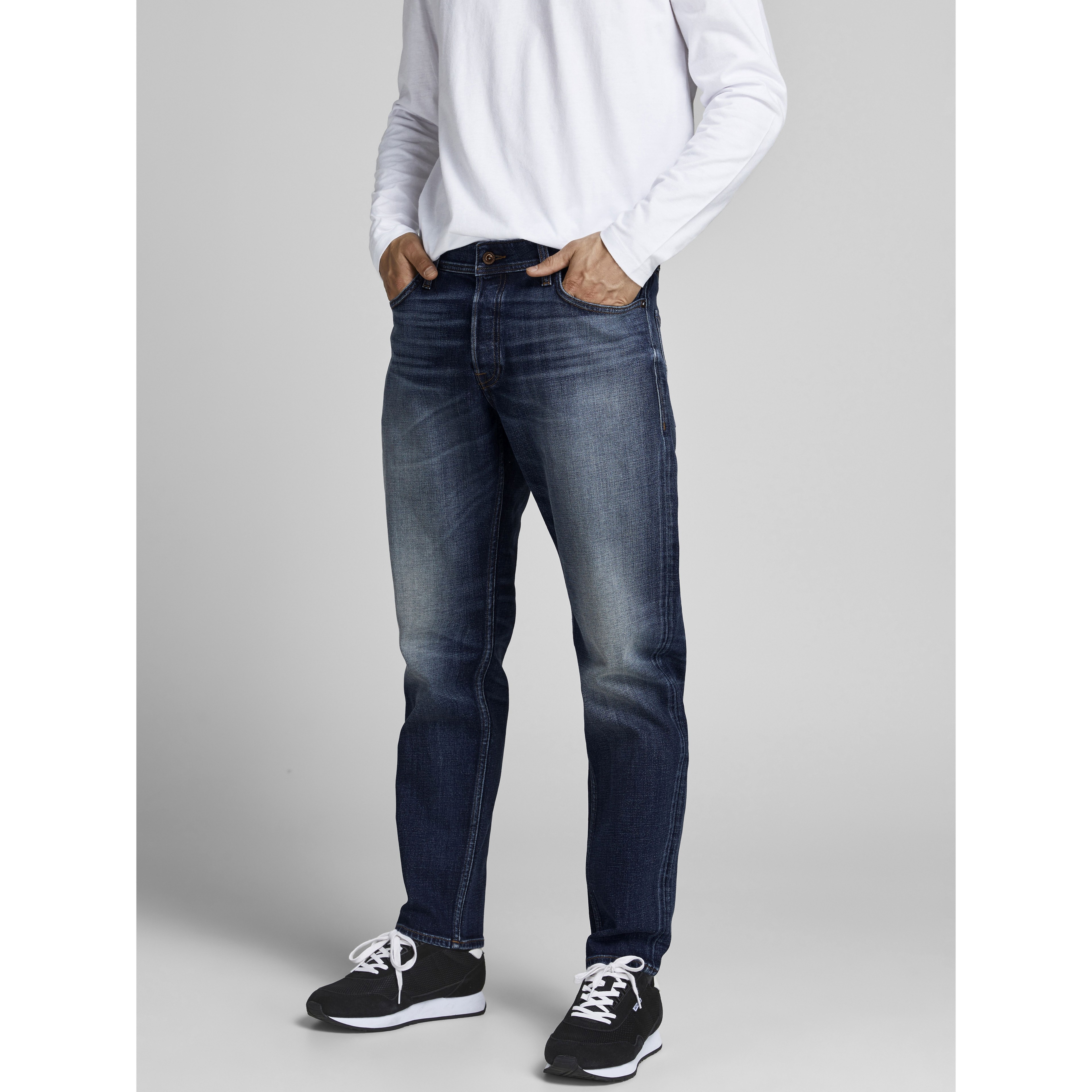 JACK & JONES Comfort džinsai vyrams, Mėlyna, JJIMIKE JJORIGINAL C 4