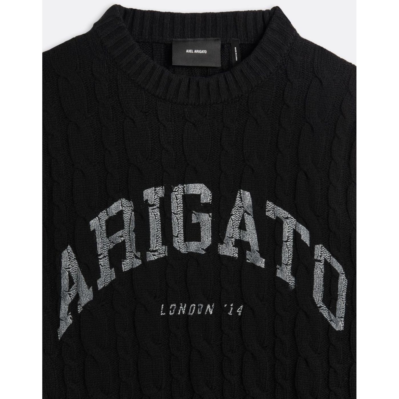 AXEL ARIGATO Megztinis vyrams, Juoda, Prime sweater 4