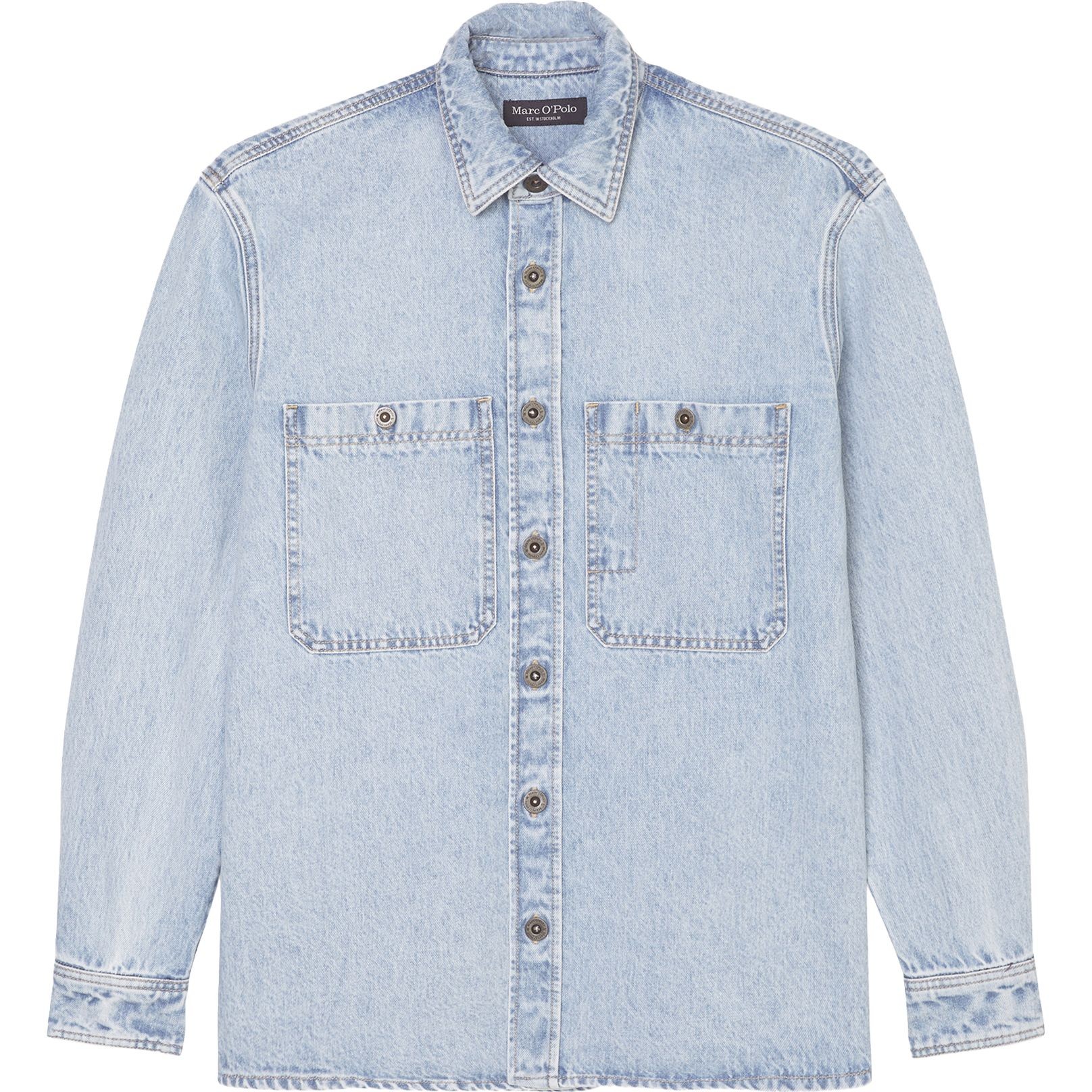MARC O'POLO Marškiniai vyrams, Mėlyna