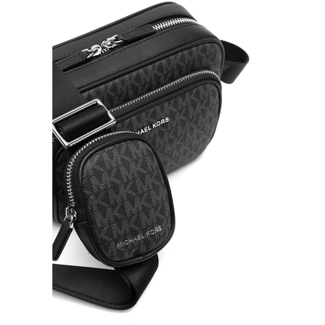 MICHAEL KORS Rankinė per petį vyrams, Juoda, Camera bag pouch 3