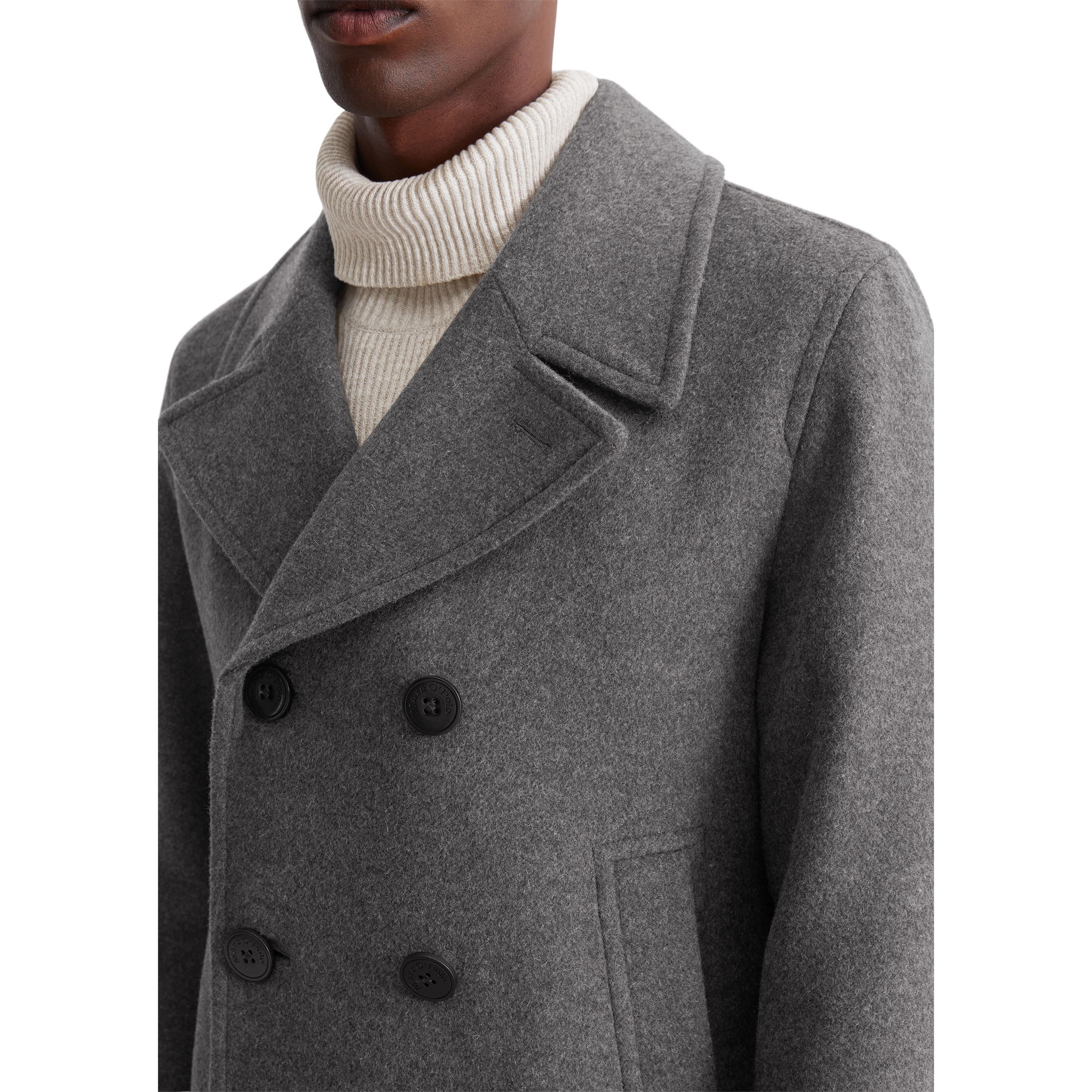 MARC O'POLO Paltas vyrams, Pilka, Coats 429025670354 4