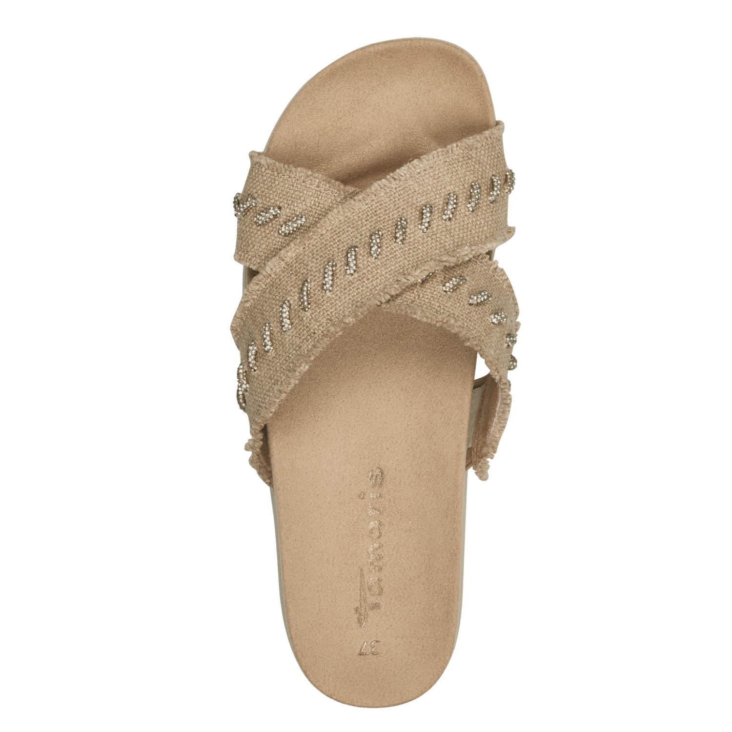 TAMARIS Klumpės moterims, Smėlio, Mules 5