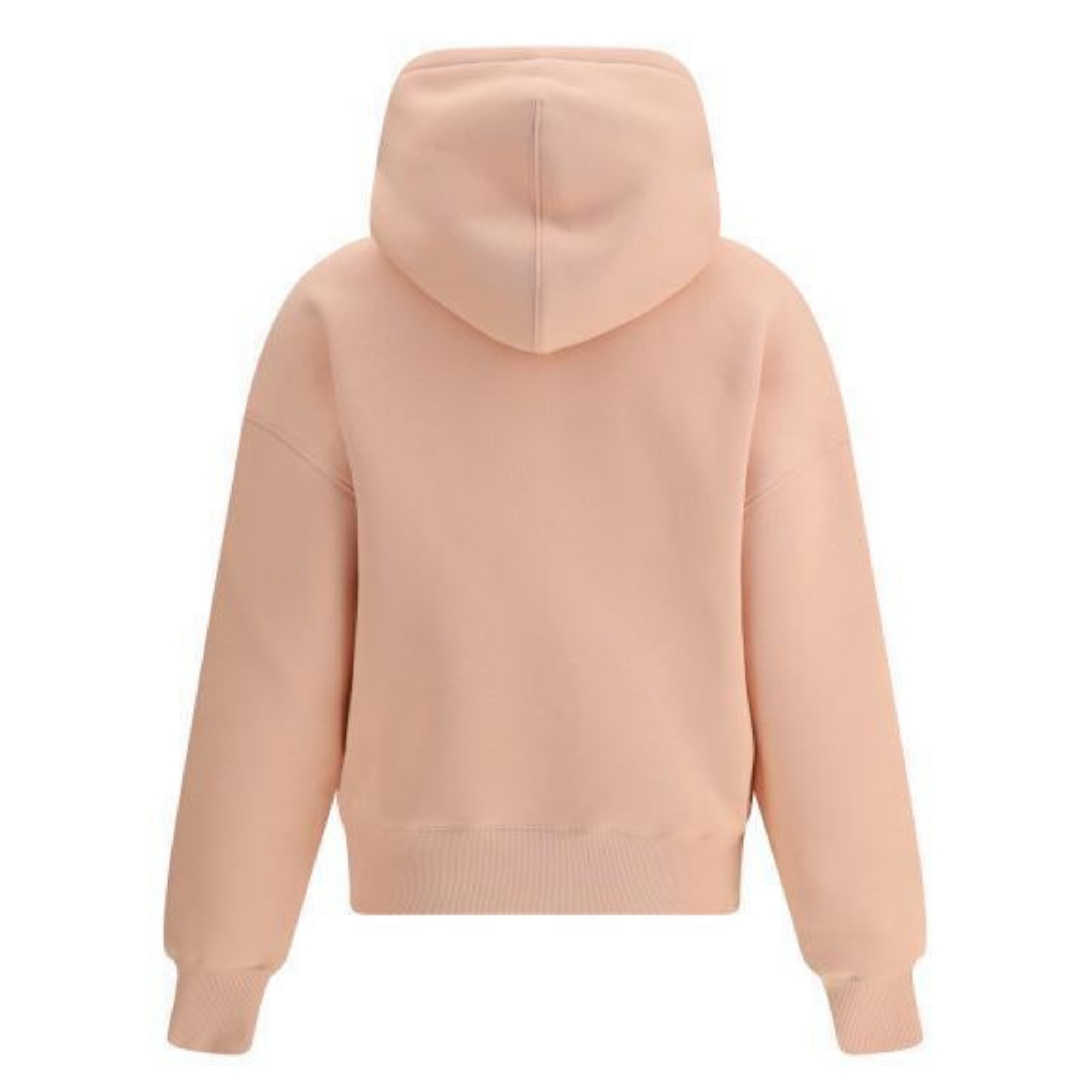AMI PARIS Džemperis, Smėlio, Ami de coeur embossed hoodie 2