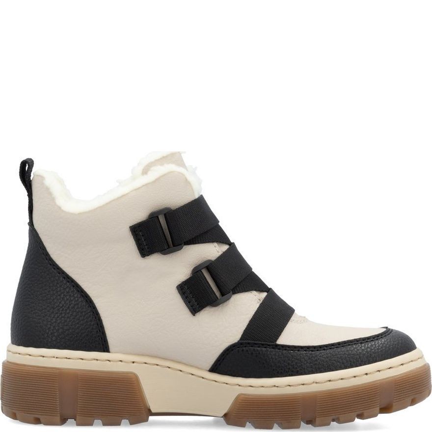 RIEKER Aulinukai moterims, Juoda, Ladies mid height boots 3