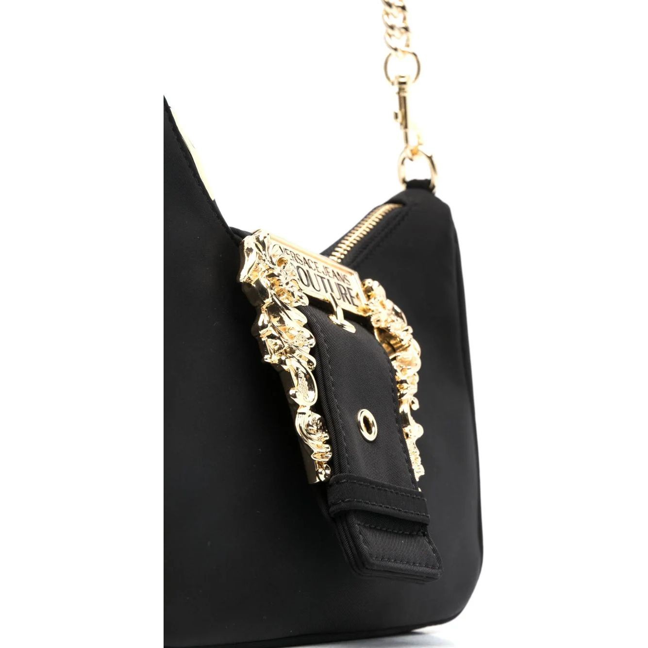 VERSACE JEANS CUTURE Rankinė, krepšys moterims, Juoda, Couture  hobo bag 3