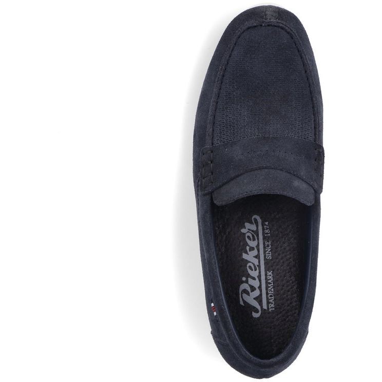 RIEKER Mokasinai vyrams, Mėlyna, MOCASINS 4