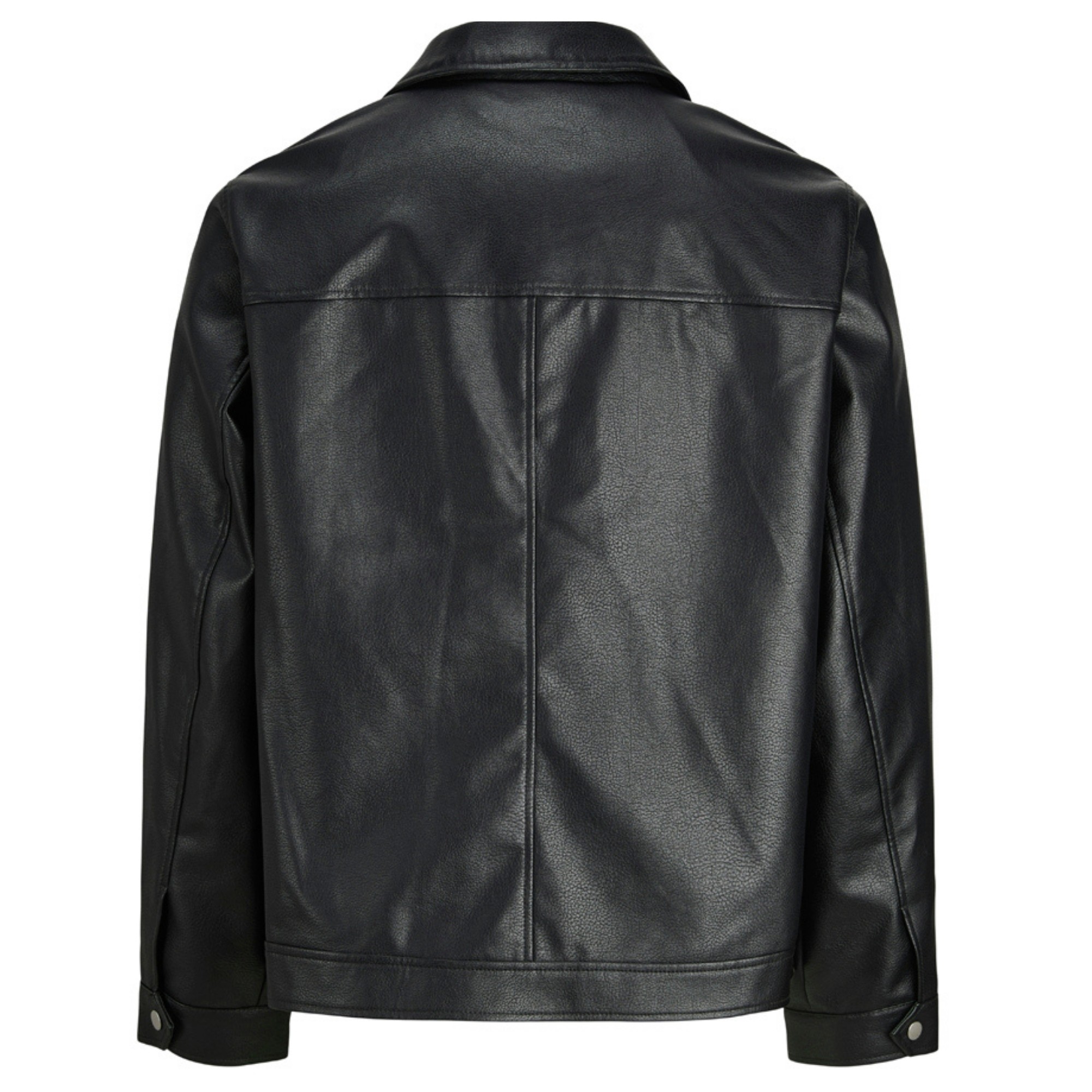 JACK & JONES Odinė striukė vyrams, Juoda, Casablanca pu 2