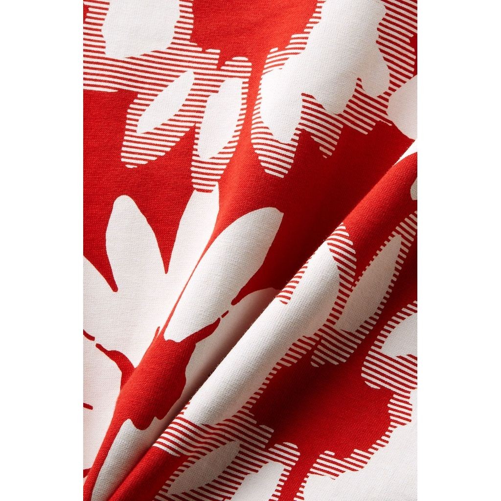ESPRIT Marškinėliai vyrams, Raudona, Print Cotton T-Shirt 4