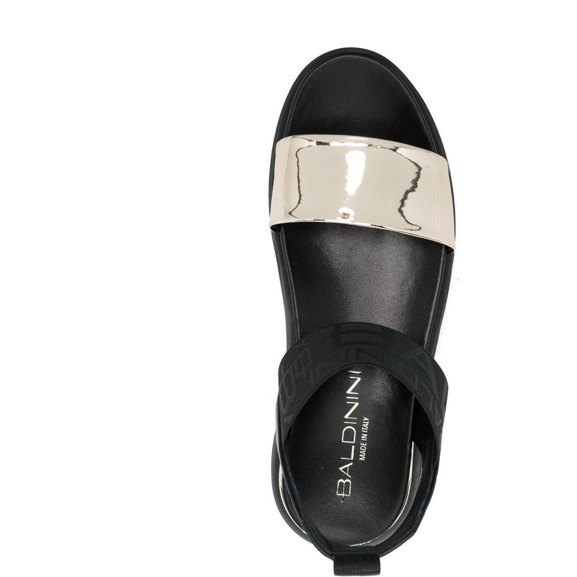 BALDININI Basutės moterims, Pilka, Flat woman sandals 4