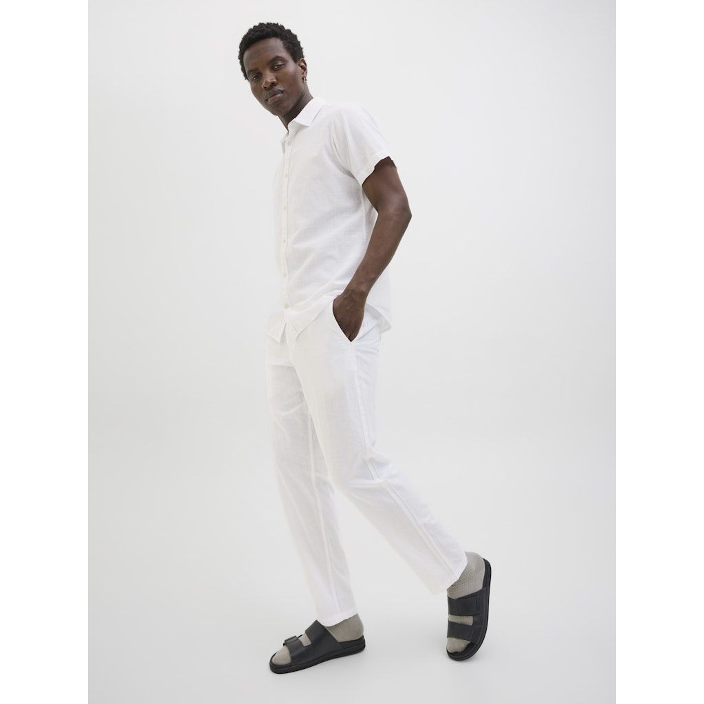 JACK & JONES Kelnės vyrams, Balta, Kane summer jogger 8