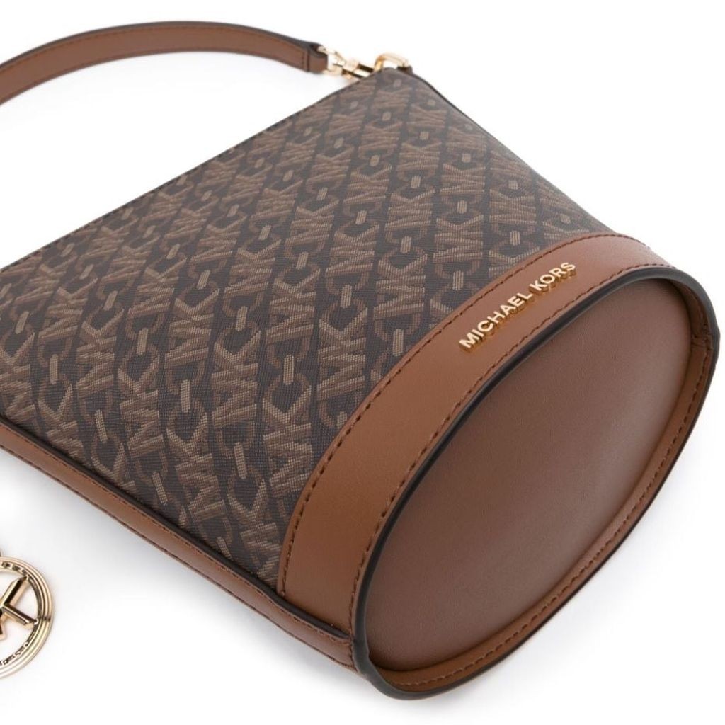 MICHAEL KORS Rankinė per petį moterims, Ruda, Sm tz conv bucket xbody 3