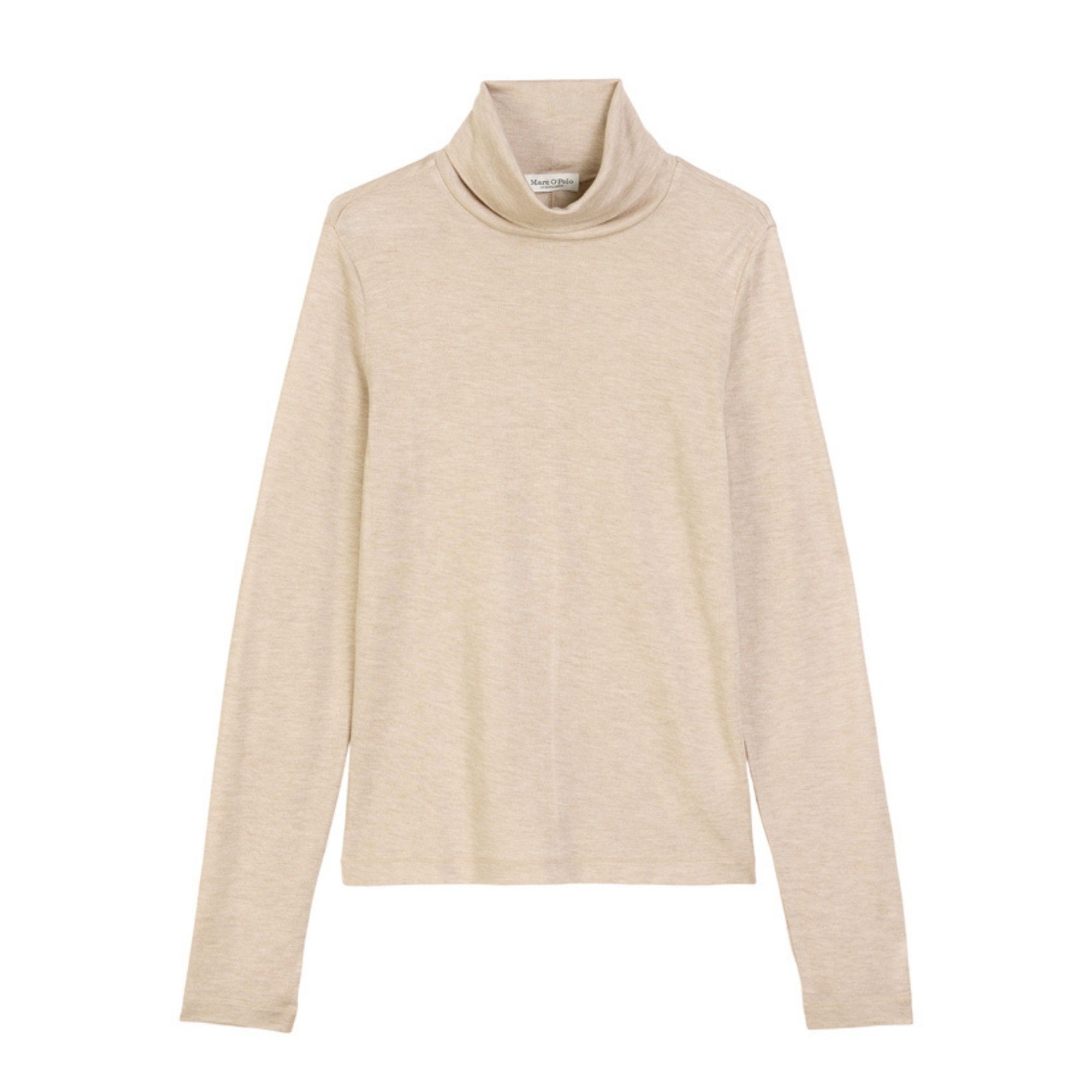 MARC O'POLO Palaidinės aukštinta apykakle moterims, Smėlio, 510217052215 Turtn tops