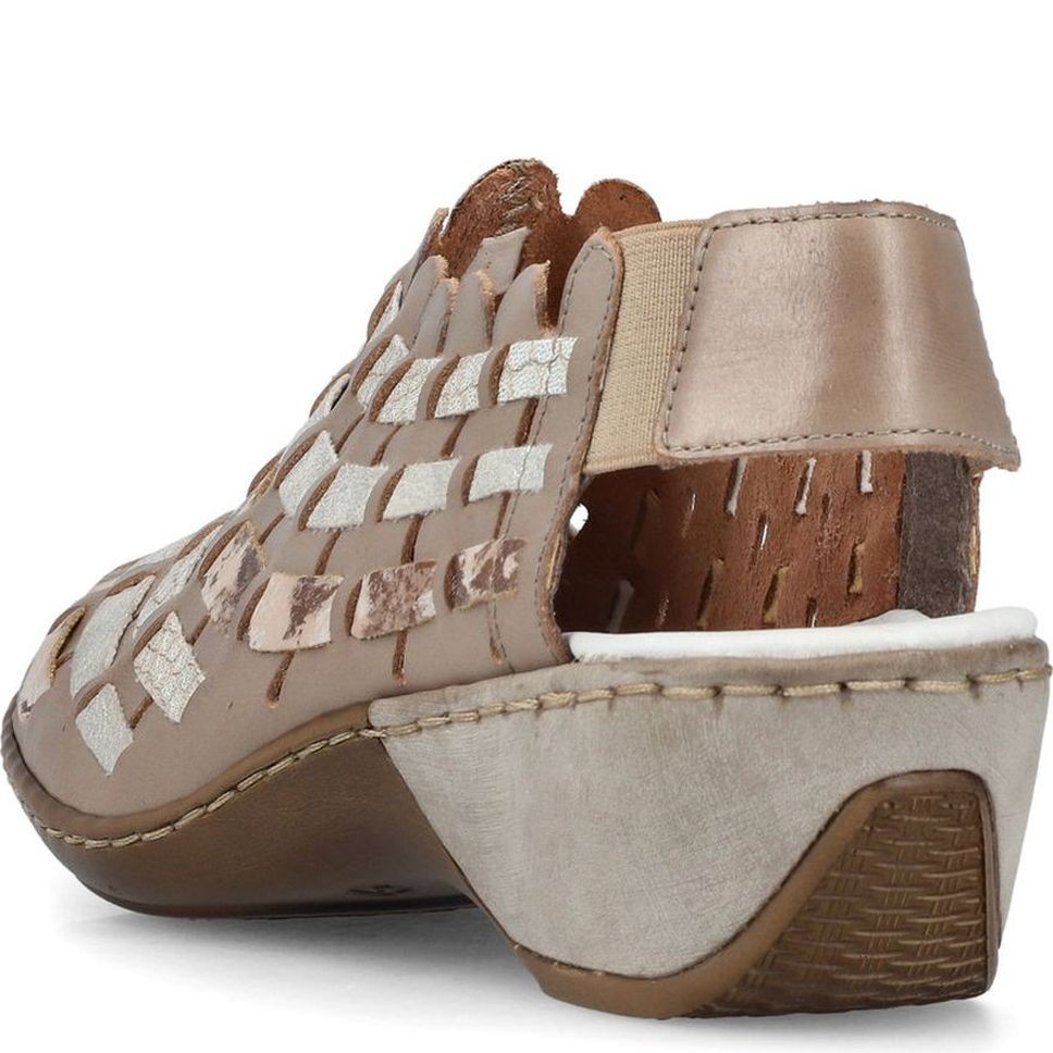 RIEKER Bateliai - moterims, Pilka 4