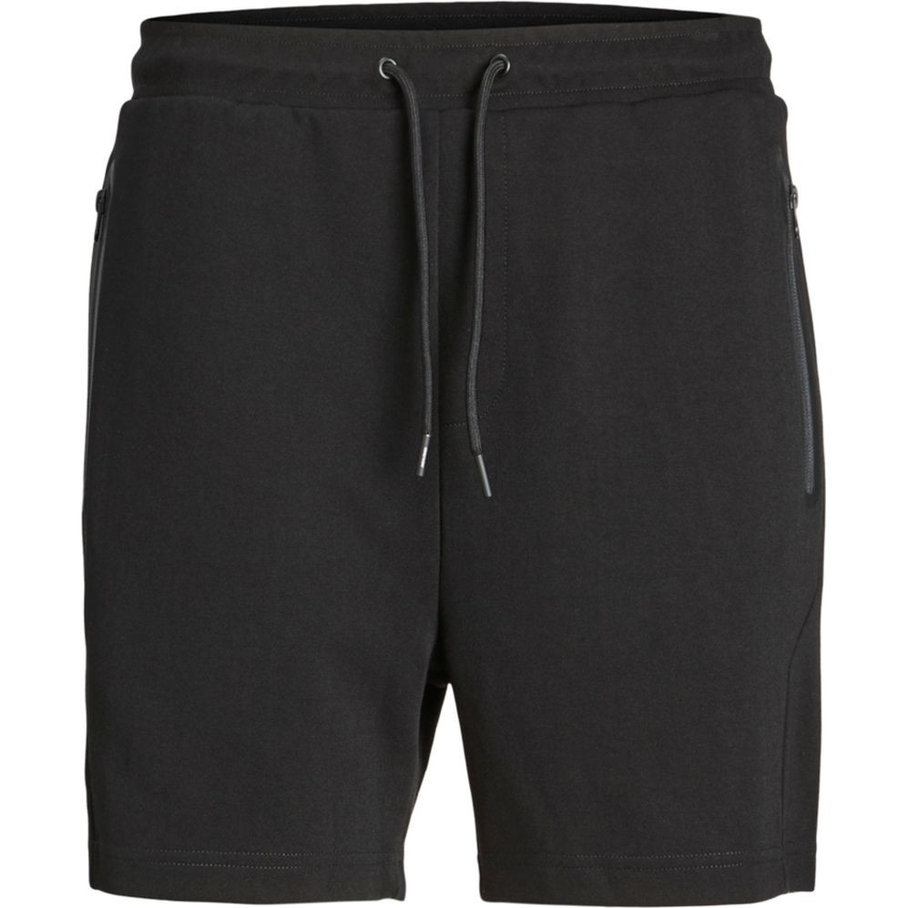 JACK & JONES Šortai vyrams, Juoda, Gordon fusion sweat shorts 1