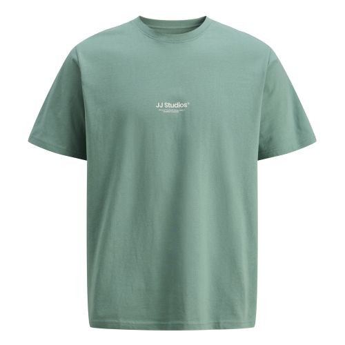 JACK & JONES Marškinėliai vyrams, Žalia, Soho crew neck 1