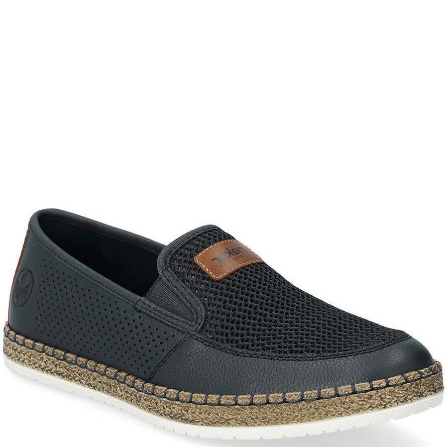 RIEKER Laisvalaikio bateliai vyrams, Mėlyna, LEISURE 1