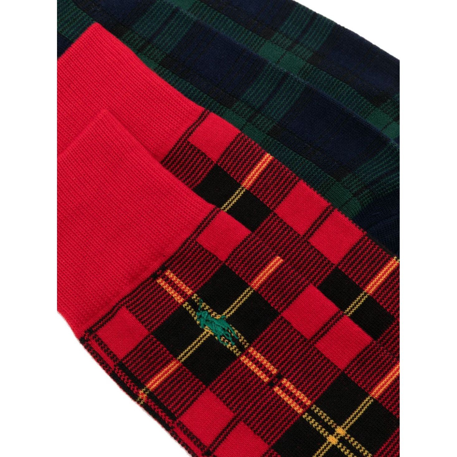 POLO RALPH LAUREN Kojinės vyrams, Mėlyna, Bear crew sock 2 pack 2