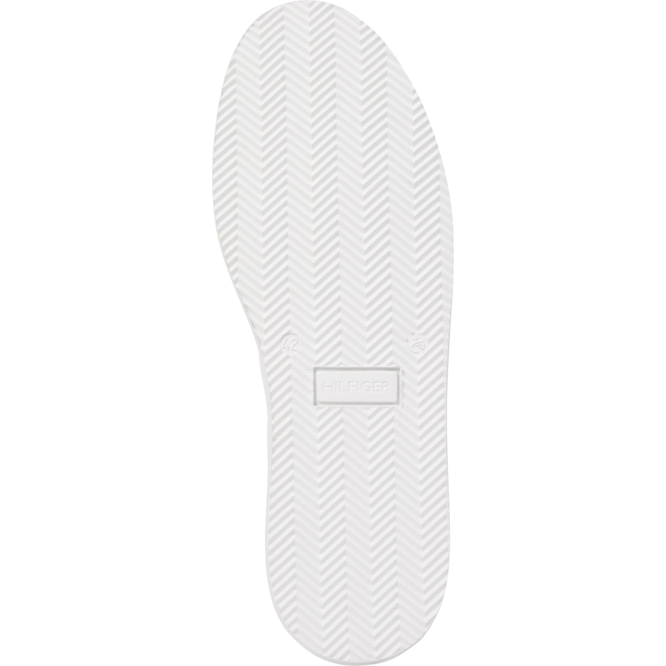 TOMMY HILFIGER Laisvalaikio bateliai vyrams, Balta, Premium cupsole sneaker 4