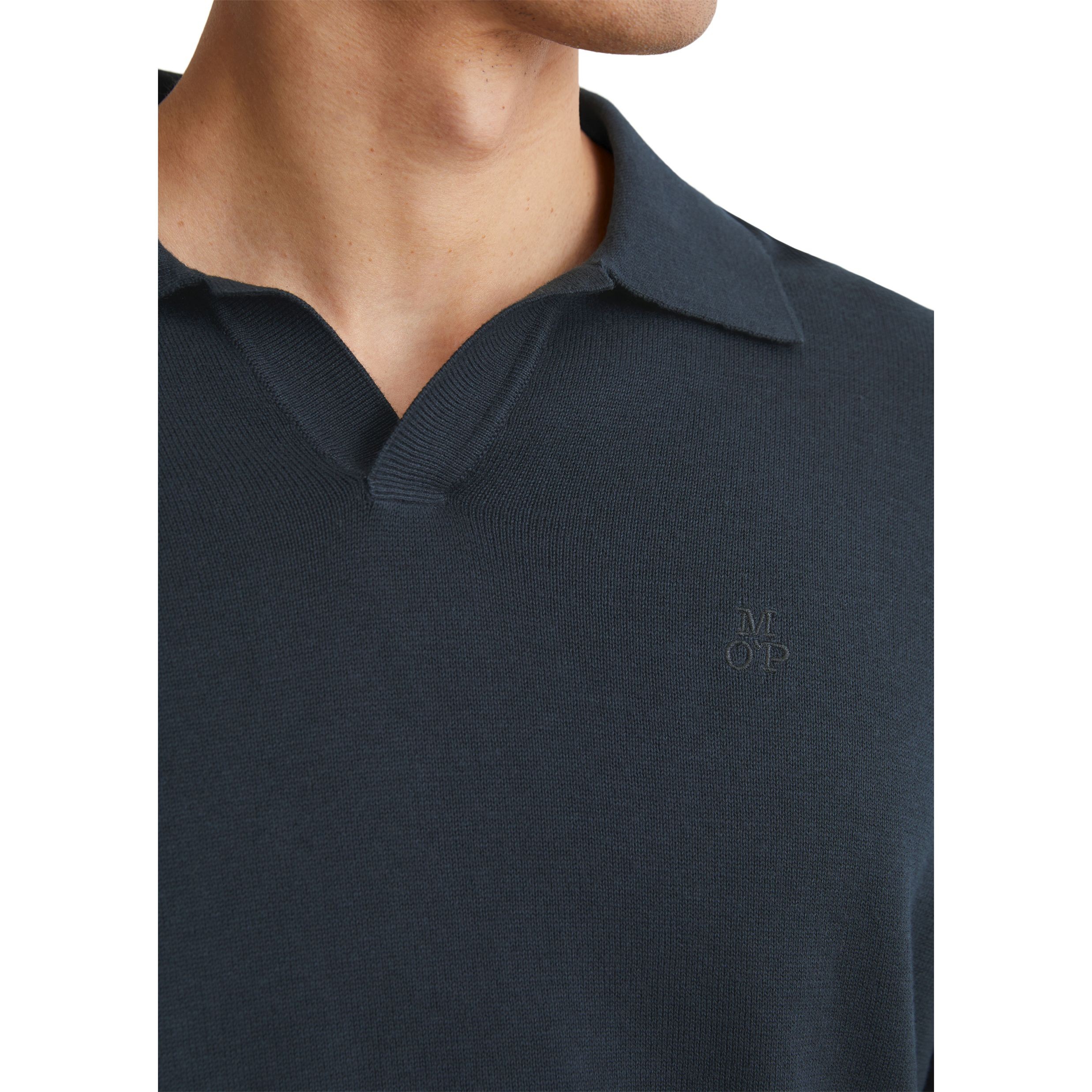 MARC O'POLO Polo marškiniai ilgos rank. vyrams, Mėlyna, Polo long 428513560320 4