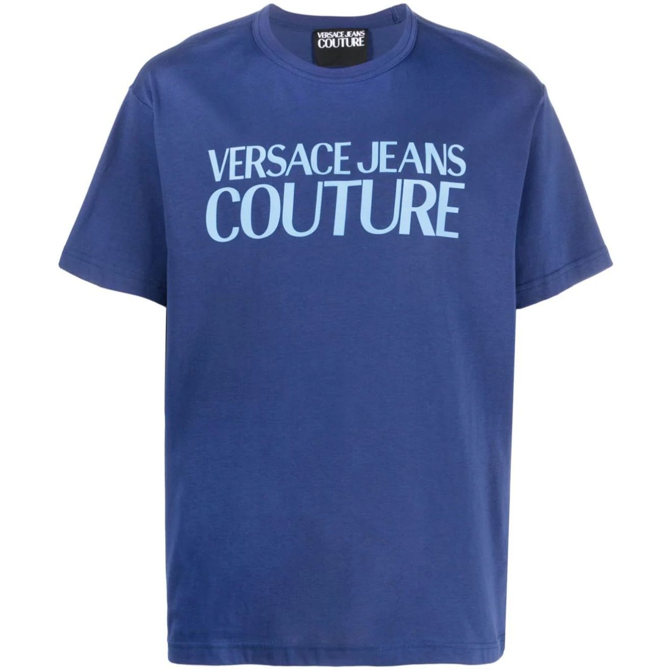 VERSACE JEANS CUTURE Marškinėliai trump. rankovėmis vyrams, Mėlyna, T-shirt 1