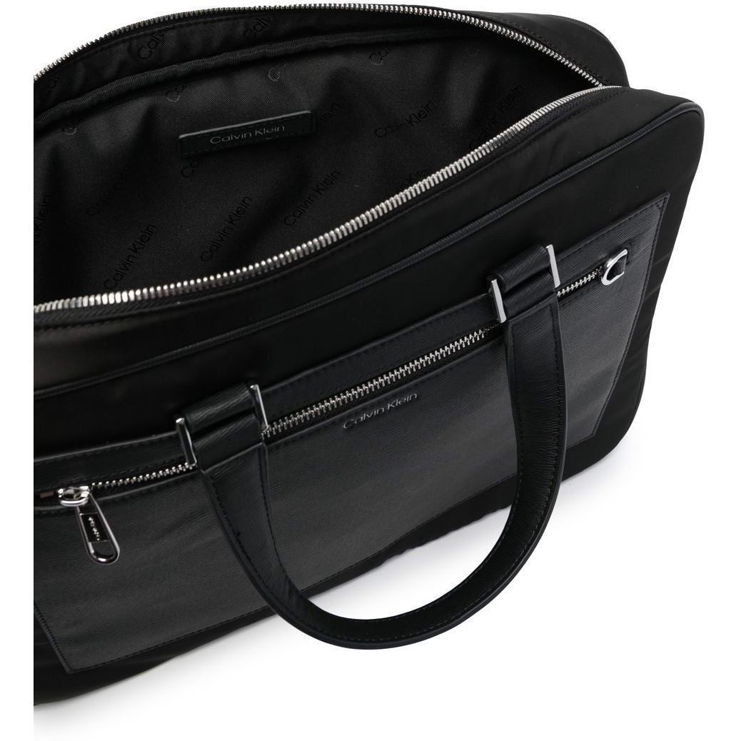 CALVIN KLEIN Dėklas kompiuteriui vyrams, Juoda, ELEVATED LAPTOP BAG WPCKT 4