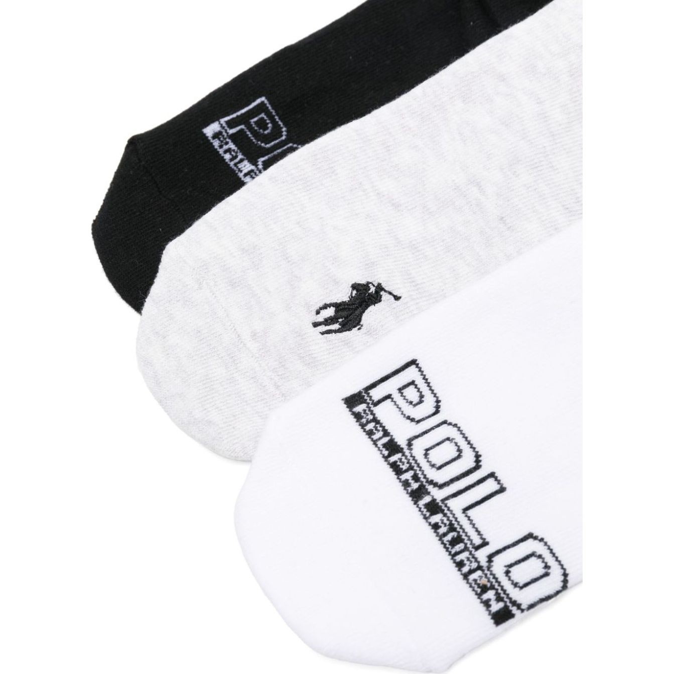 POLO RALPH LAUREN Kojinės moterims, Marga, Socks ankle 3 pack 2