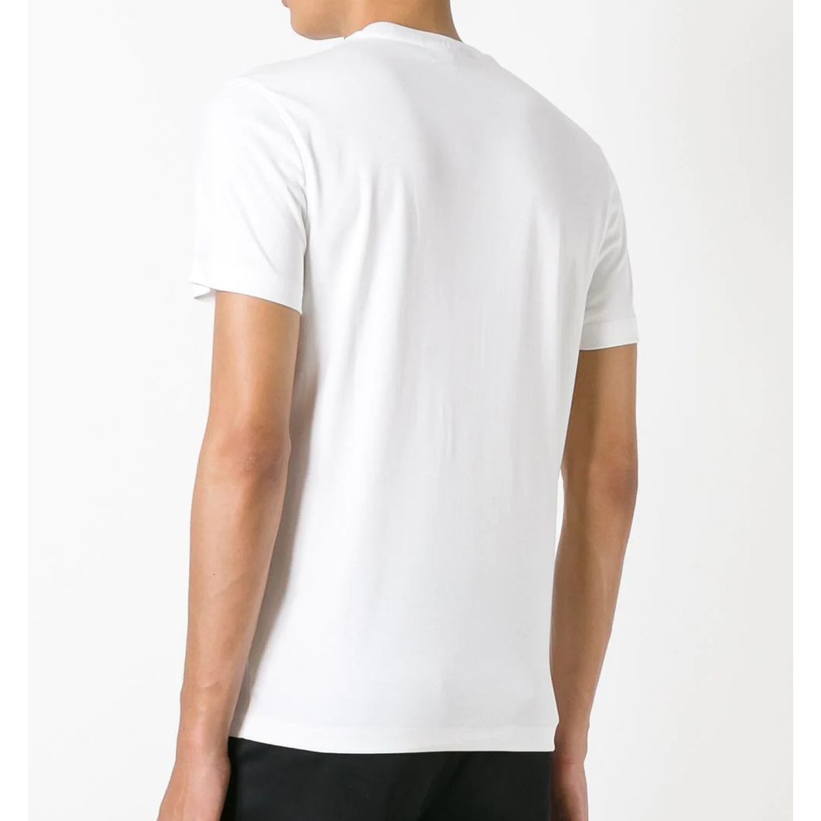 MICHAEL KORS Marškinėliai trump. rankovėmis vyrams, Balta, Sleek MK crew 4