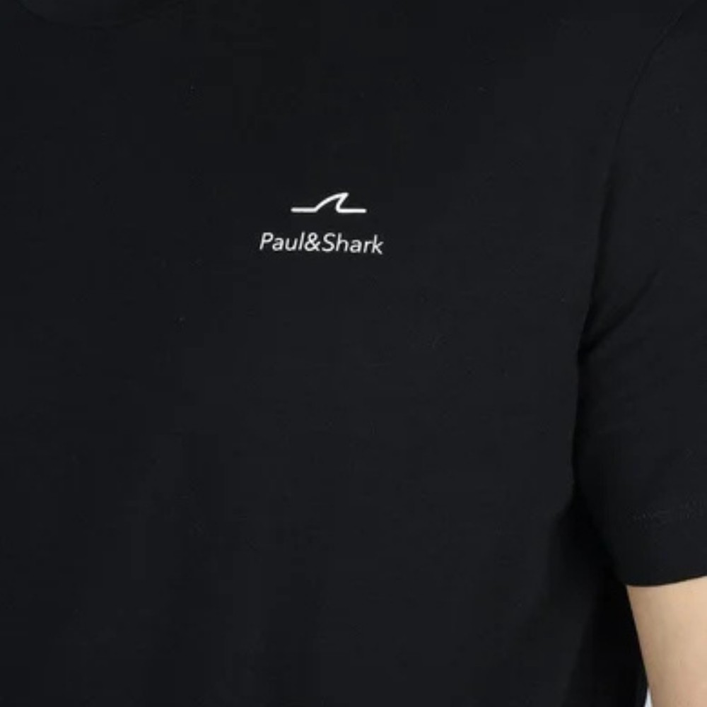 PAUL&SHARK Marškinėliai trump. rankovėmis vyrams, Juoda, T-shirt 1