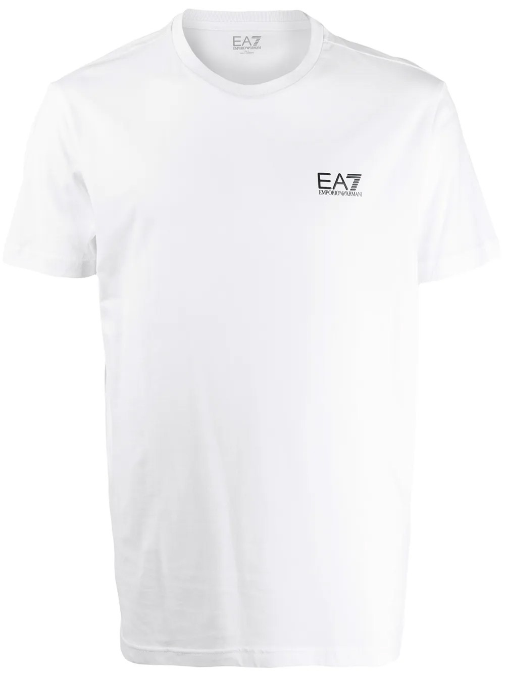 EA7 Marškinėliai trump. rankovėmis vyrams, Balta, Logo print t-shirt