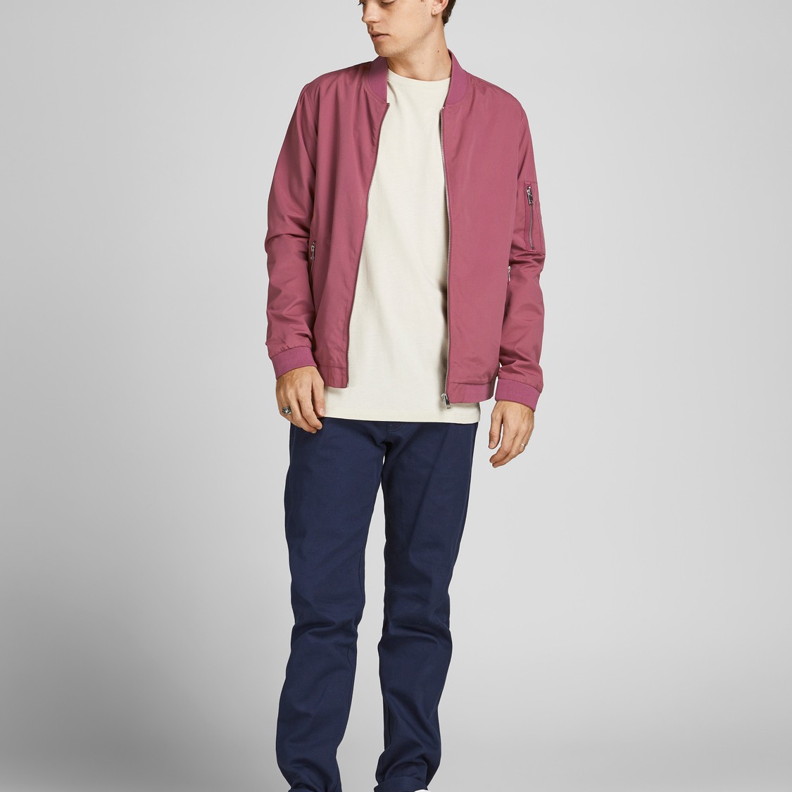 JACK & JONES Pūkinė striukė vyrams, Vyšninė, Striukės 3