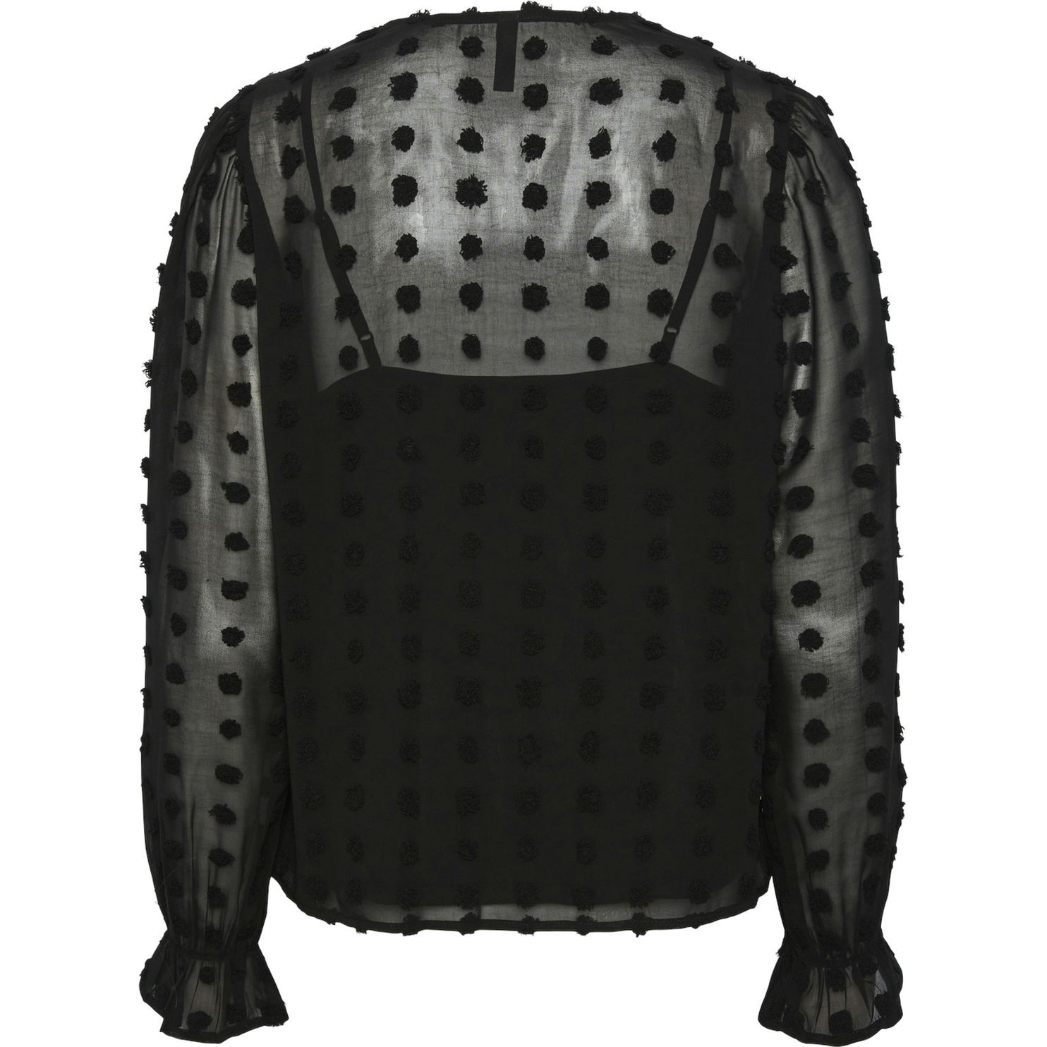 PIECES Palaidinės moterims, Juoda, PCSYMMA LS TOP 2