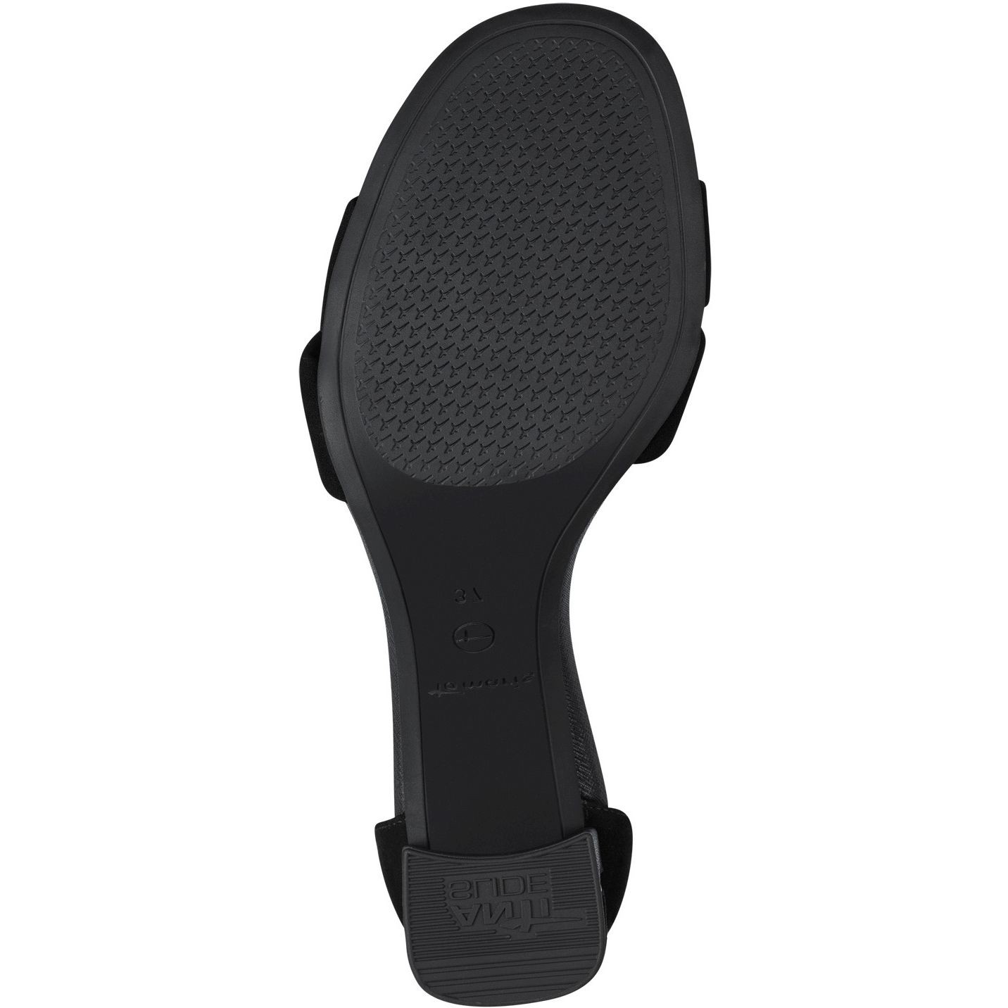 TAMARIS Basutės moterims, Juoda, SANDALS 4