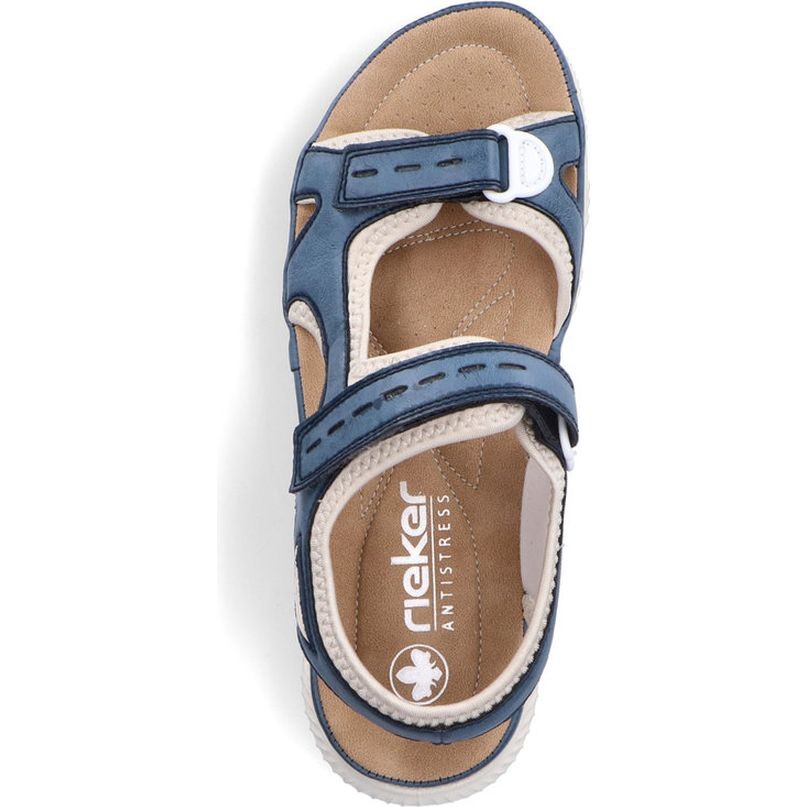 RIEKER Basutės moterims, Mėlyna, Sandals 5