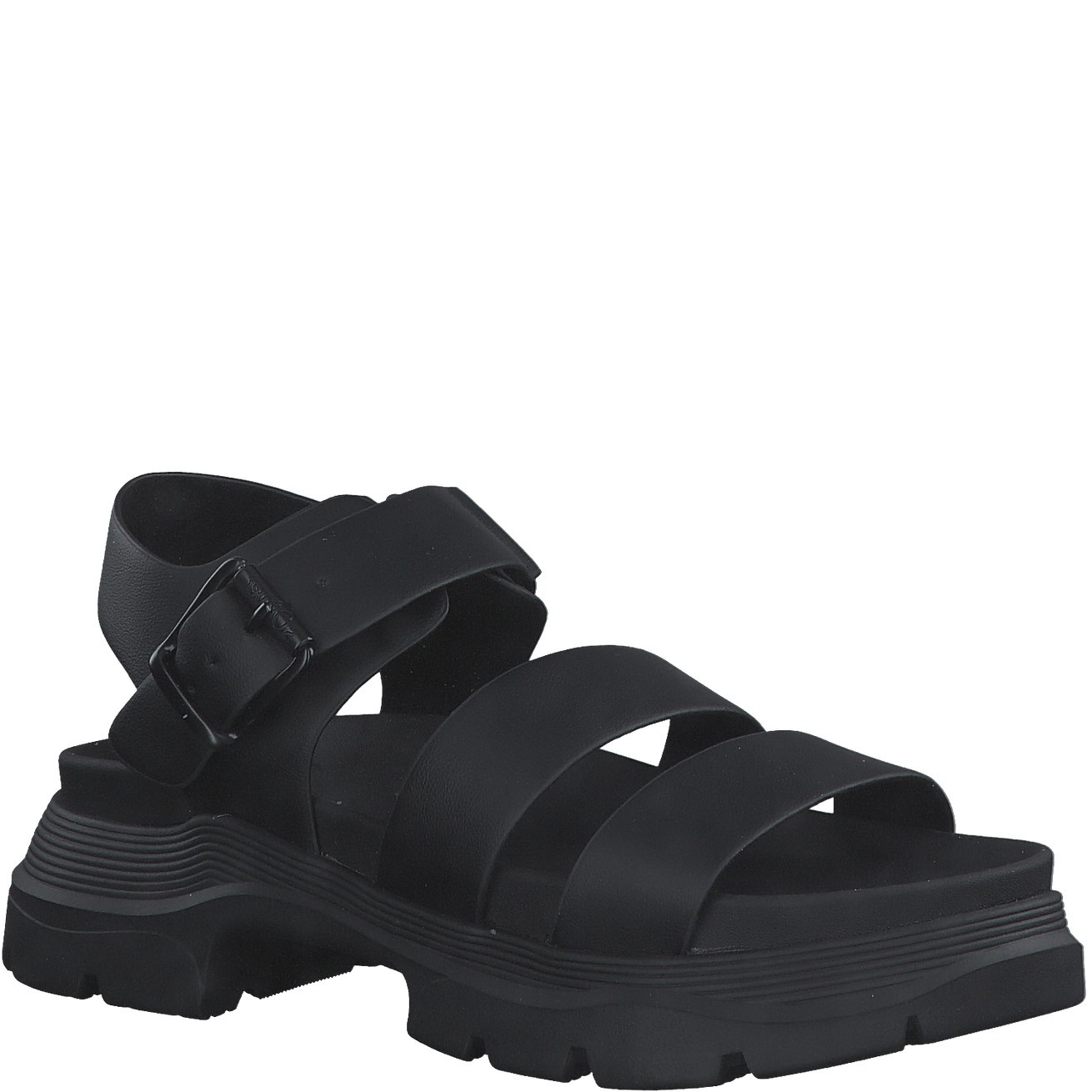 S.OLIVER Basutės moterims, Juoda, SANDALS 1