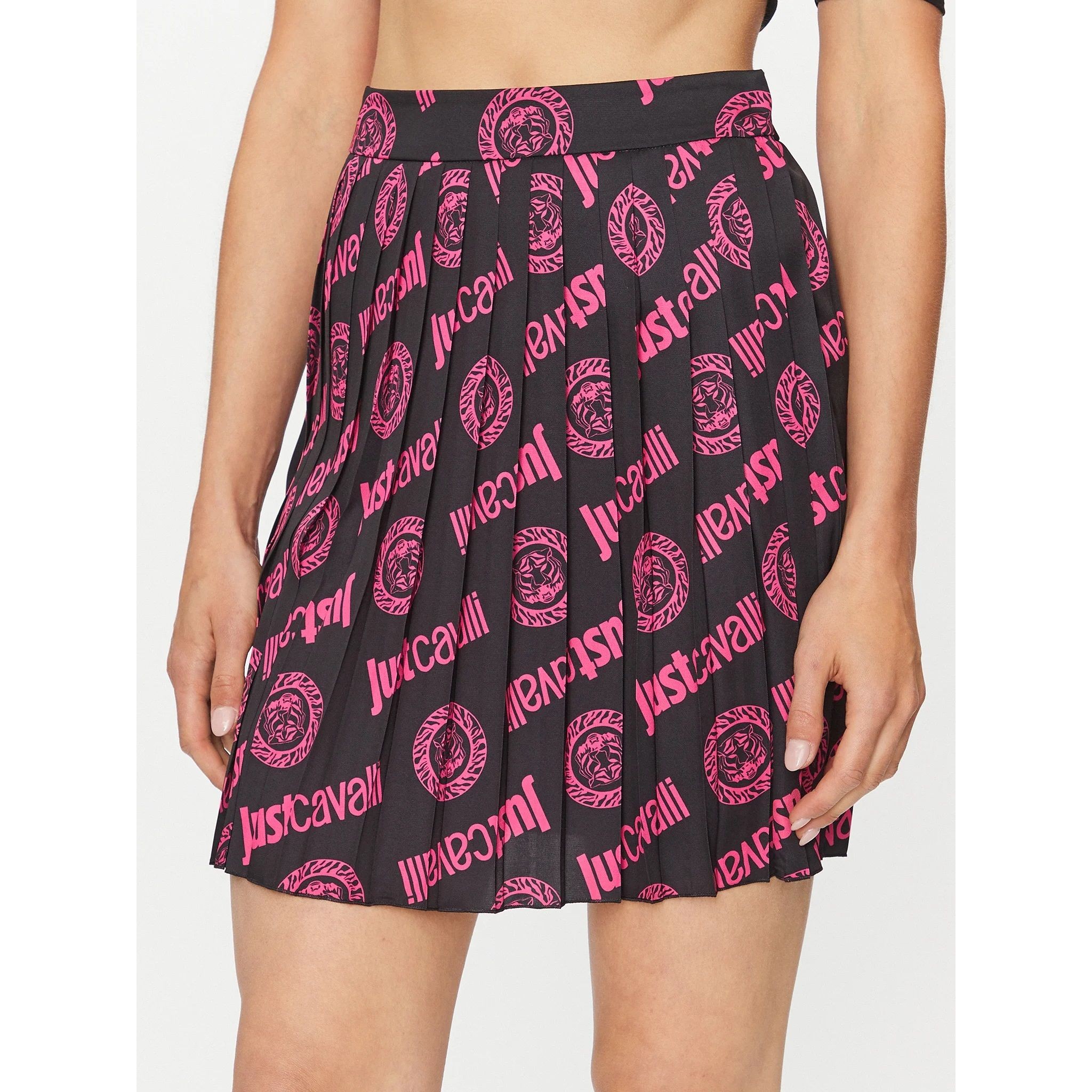 JUST CAVALLI Midi sijonas moterims, Rožinė, Midi skirt 1