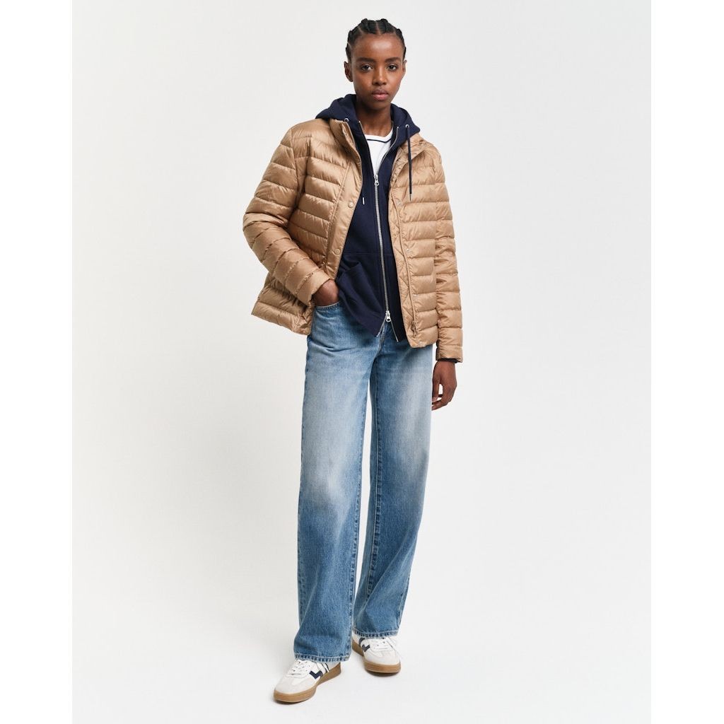 GANT Striukė moterims, Chaki, LIGHT DOWN JACKET 5