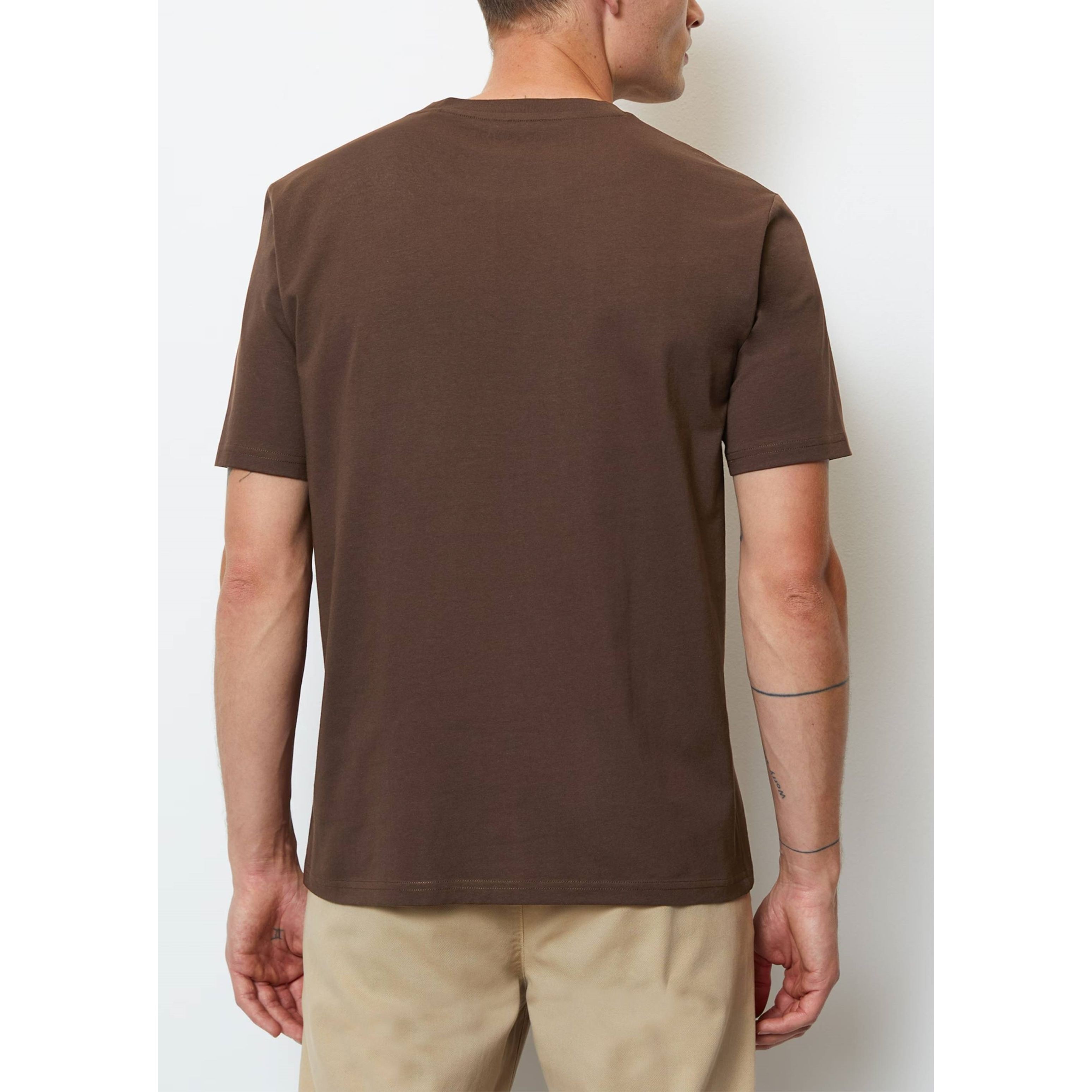 MARC O'POLO Marškinėliai vyrams, Ruda 3