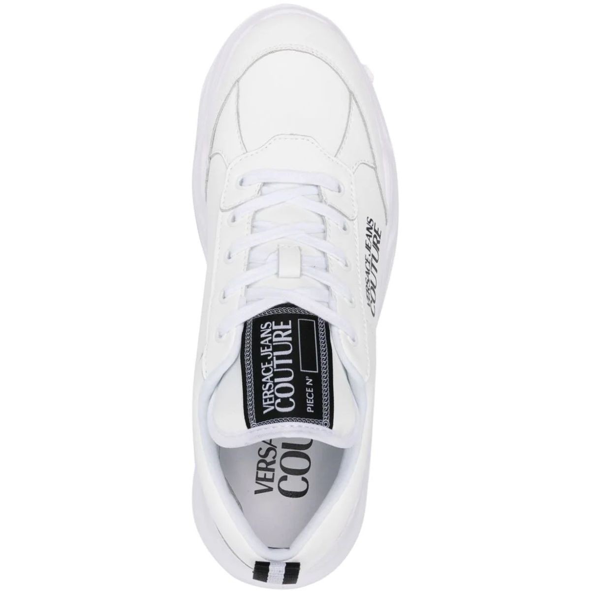 VERSACE JEANS CUTURE Sportbačiai vyrams, Balta, Fondo Speedtrack Sneakers 4