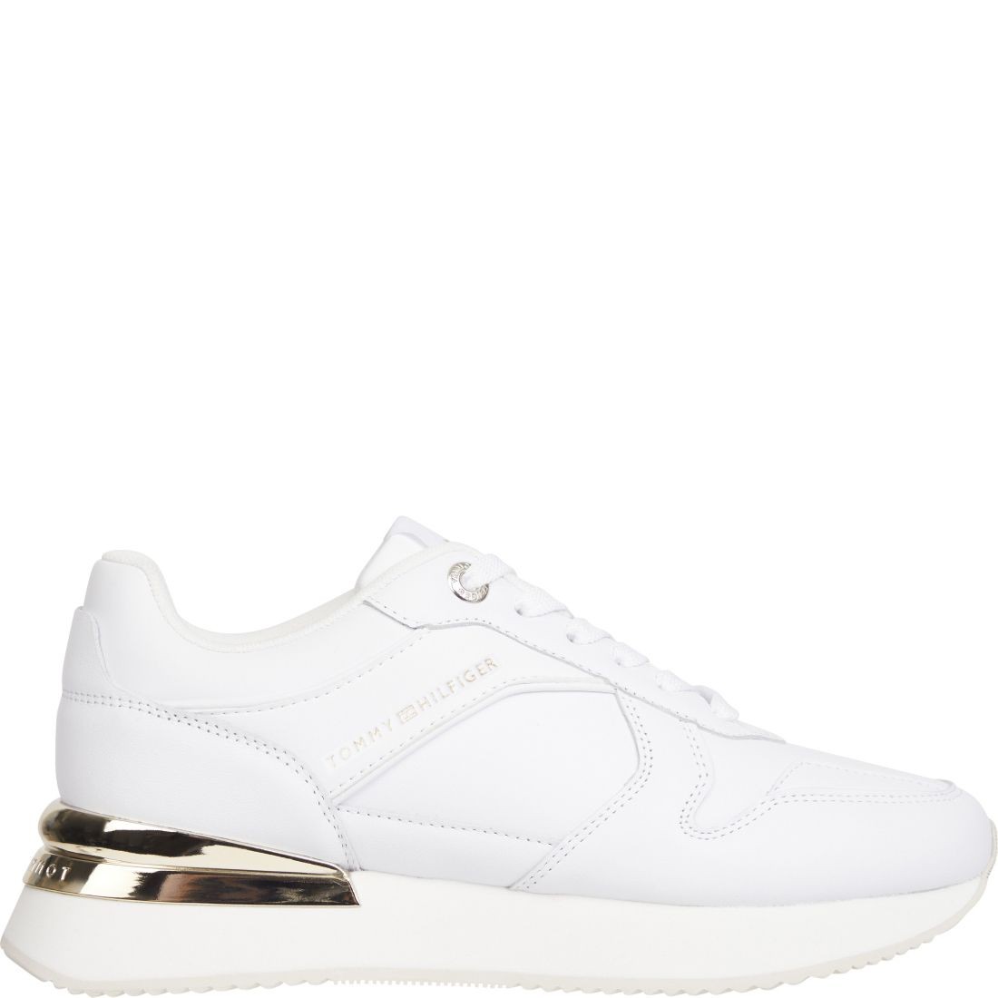 TOMMY HILFIGER Sportiniai bateliai moterims, Balta, Elevated runner sport shoe 1