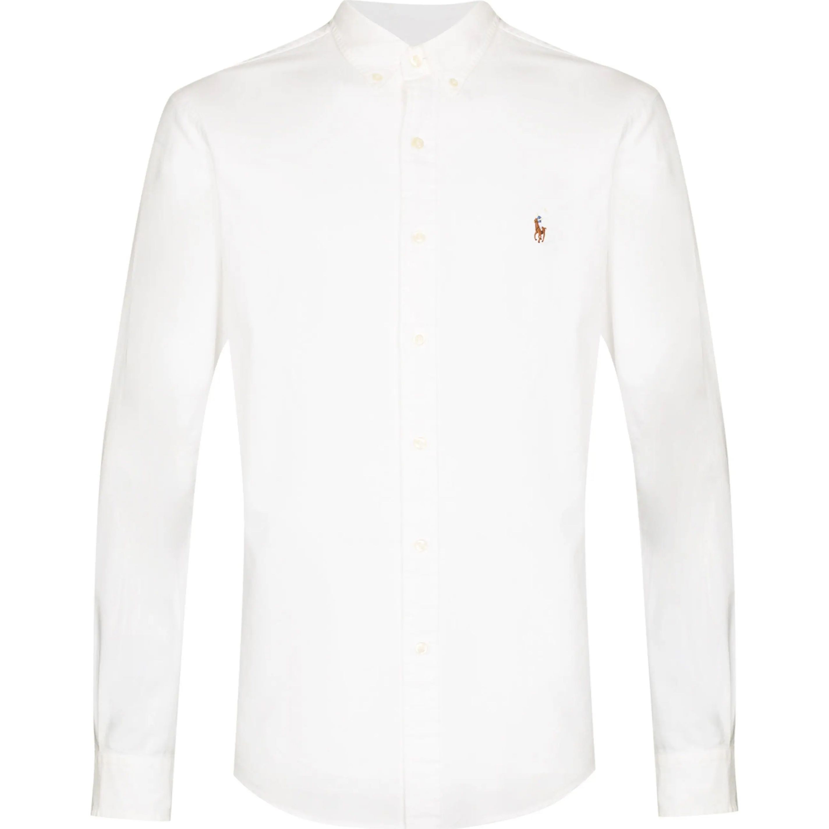POLO RALPH LAUREN Marškiniai vyrams, Balta, Long sleeve sport-shirt 1