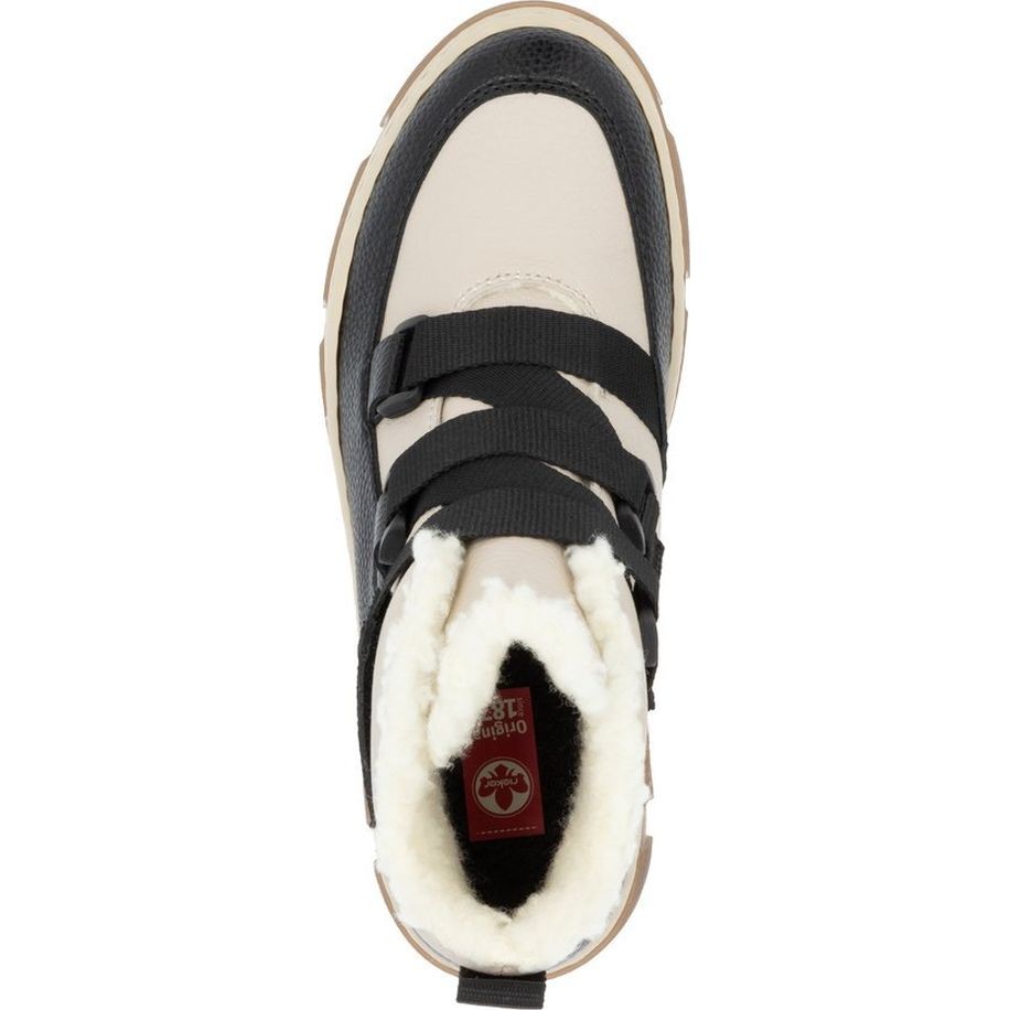 RIEKER Aulinukai moterims, Juoda, Ladies mid height boots 5