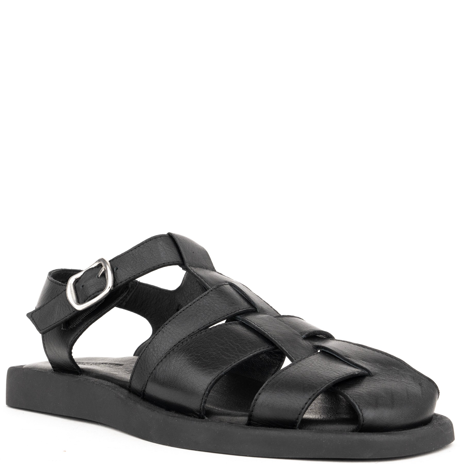SERGIO MORETTI Basutės moterims, Juoda, Sandals 1