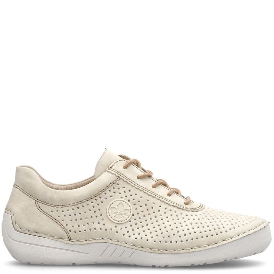 RIEKER Laisvalaikio bateliai moterims, Smėlio, LEISURE 3