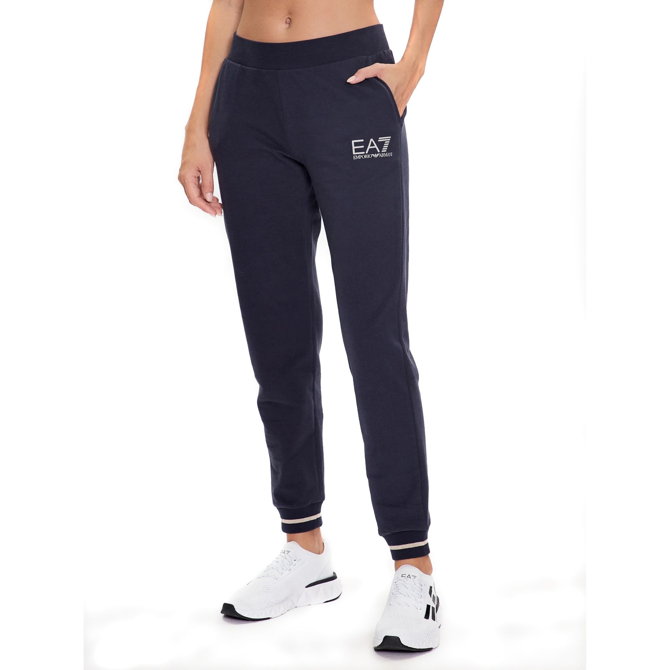 EA7 Sportinės kelnės moterims, Mėlyna, Trouser 1